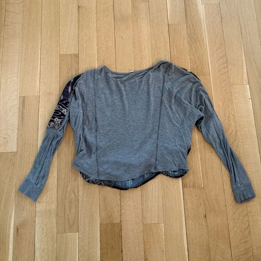 Patchwork Long Sleeve Top